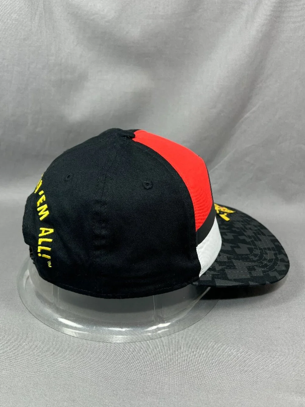 Bioworld Pokemon Pokeball Pikachu Snapback Hat Black Adjustable Youth Kids Cap
